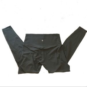 Sage green lululemon leggings, size: 10,